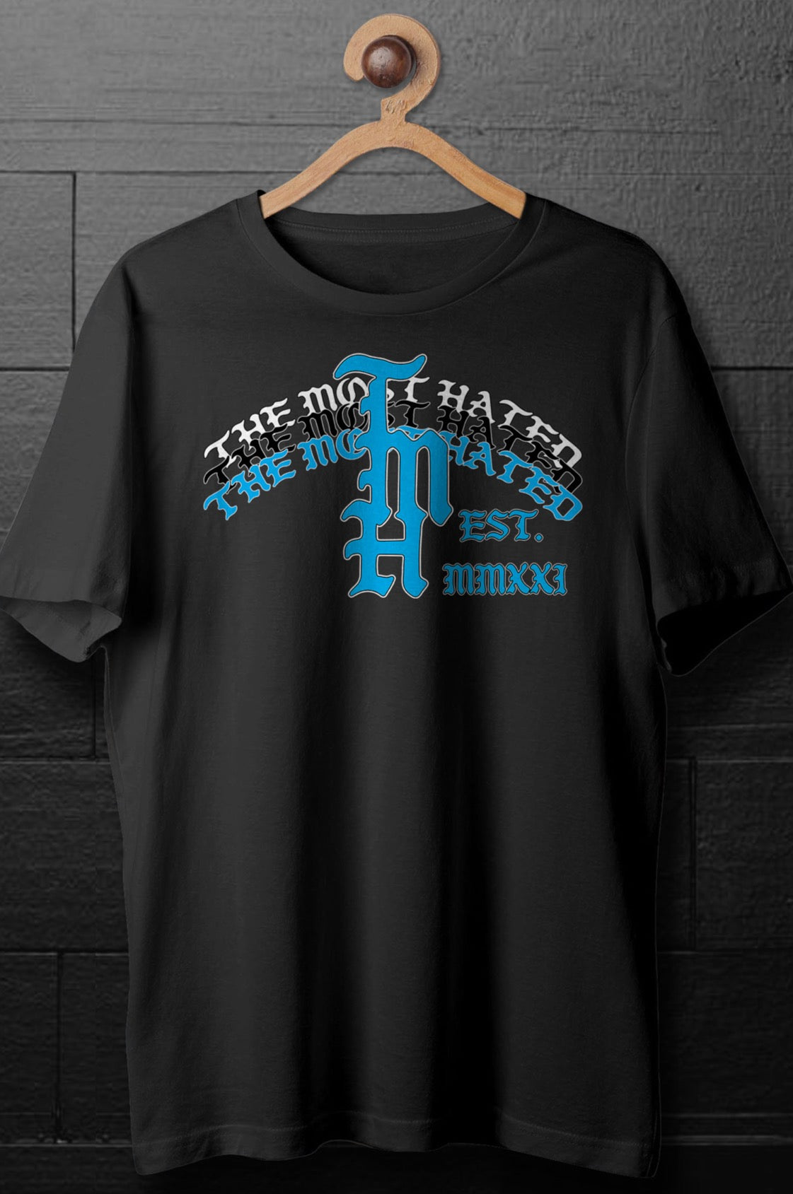 TMHFIT Retro Blue Logo