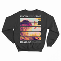 Blank Slate:  Flow With The Flood Crew Neck (vintage black)