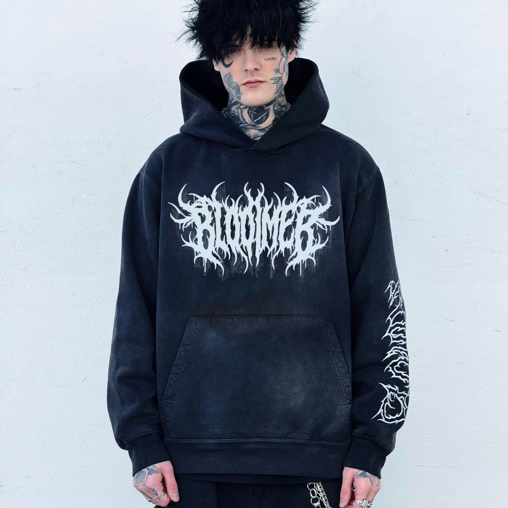 Bloomer "Metal" Heavyweight Drop-Shoulder Oversized Pullover Hoodie