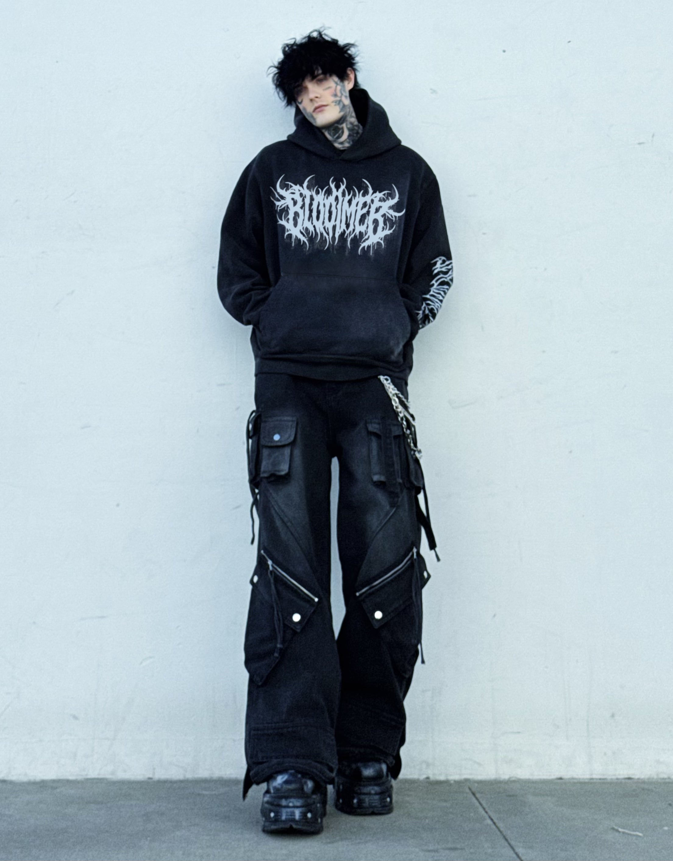Bloomer "Metal" Heavyweight Drop-Shoulder Oversized Pullover Hoodie
