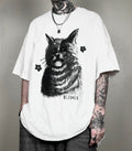 Bloomer "Cat" Oversized Drop Shoulder Tee