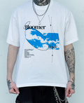 Bloomer "Sky" White Oversized Drop-Shoulder Tee